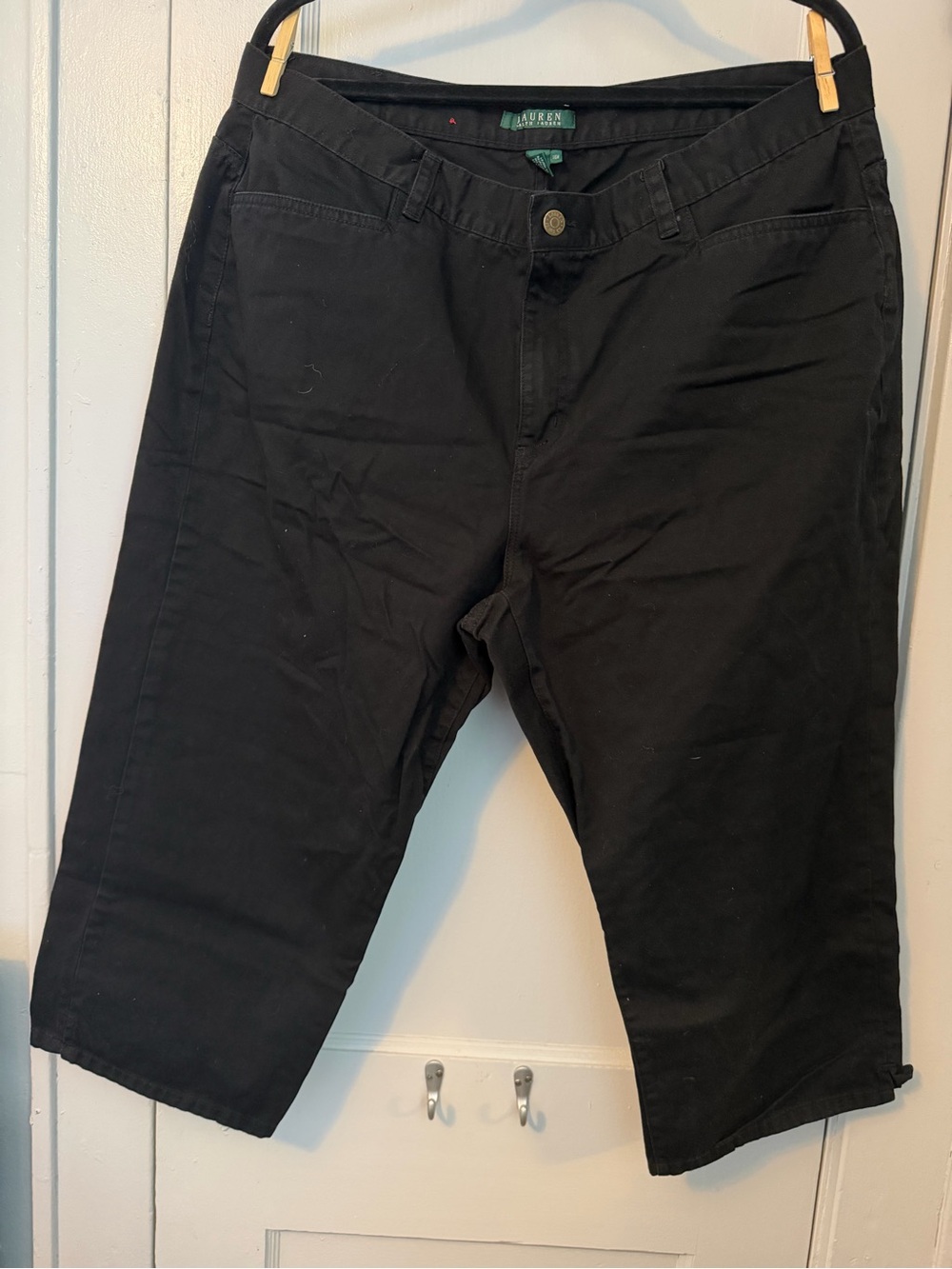 Lauren Ralph Lauren Black Women's Capri Shorts